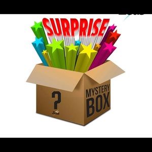 Mystery box of electronics and chargers